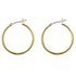 Plain Hoop Earrings 25mm FE4304