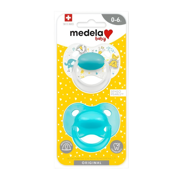 Medela Classic Soother Orignal Blue 0-6 Months 2 Pack