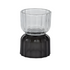 Coast To Coast Alba Glass Candleholder Grey