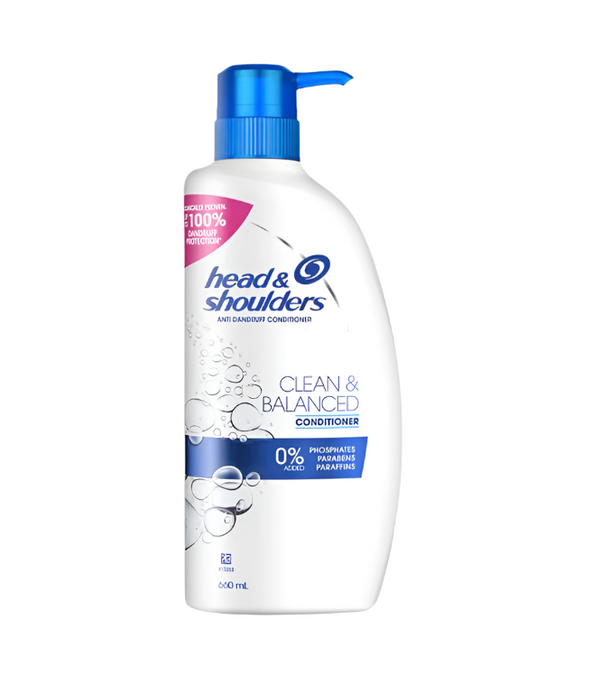 Head & Shoulders Conditioner Clean & Balanced 660ML