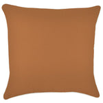 Escape to Paradise Cushion Cover With Piping Solid Rust 60CM X 60CM
