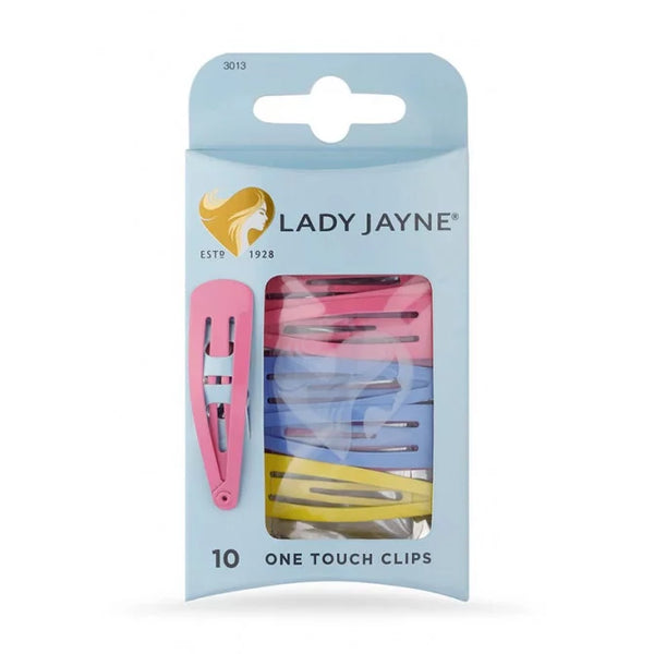 Lady Jayne Assorted One Touch Clips 10 Pack