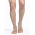 Sigvaris Essential Cotton Calf Long Short Unisex Open Toe Beige