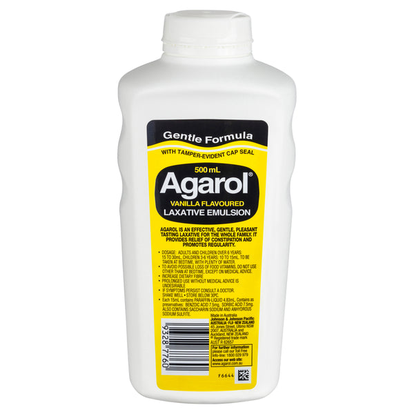 Agarol Laxative Vanilla 500Ml