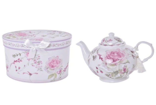 Gibson Gifts Teapot - Roses & Dandelion