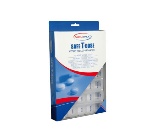 Surgipack Safe T Dose Weekly Medication Organiser Large