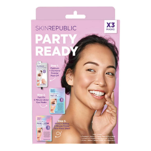 Skin Republic Party Ready 3 Mask Pack