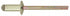 Generic Aluminium Blind Rivets Paperbark 4.1 to 4.3mm Grip Range Pack of 100