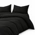 Cotton Blend Bedding Set Duvet and Quilt Cover with Pillowcases
