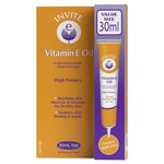 Invite E Pure Vitamin E Oil for Scars Dry Skin and Minor Burns 30ML