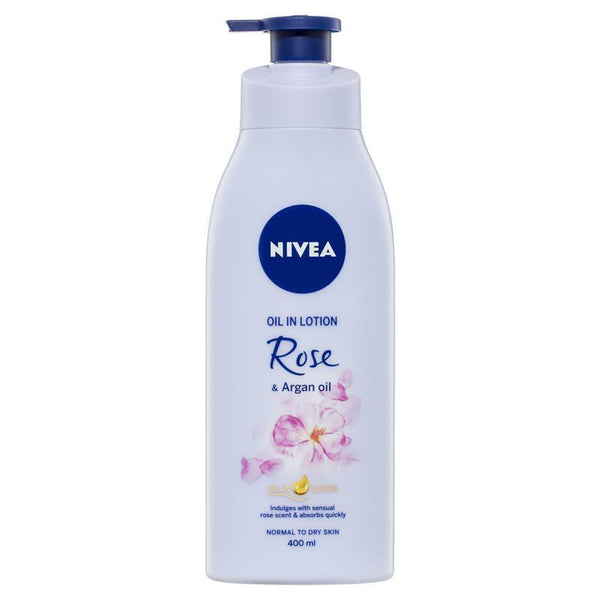 Nivea Oil In Lotion Rose Argan Oil 400Ml