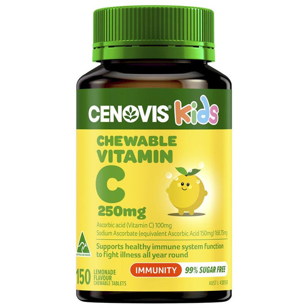 Cenovis Kids Vitamin C 250Mg Lemonade Chew Tabs 150