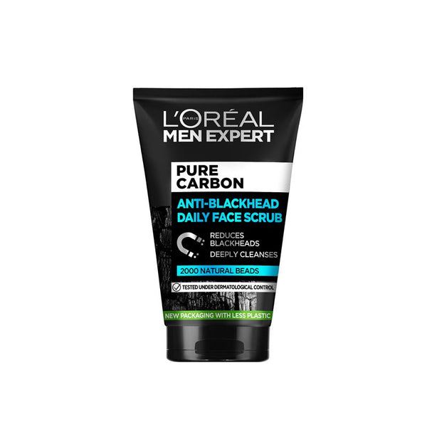 L'Oreal Men Expert Pure Carbon Anti-Blackhead Face Scrub 100ml