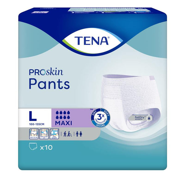 Tena Pants Proskin Maxi Large 10 Pack