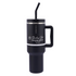 Ever Eco Insulated Tumbler with Handle and Straw Onyx 1.18L