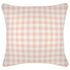 Escape to Paradise Cushion Cover With Piping Ginglam Peach 45CM X 45CM
