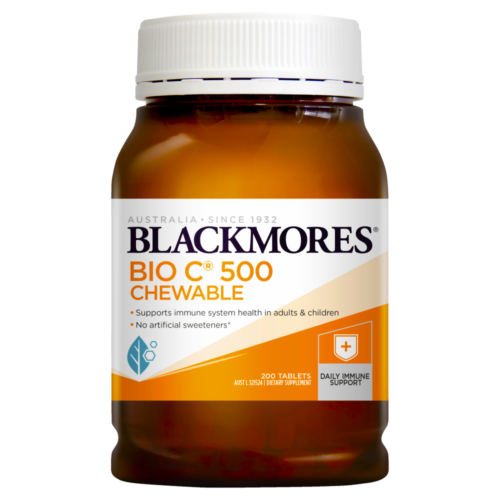 Blackmores Bio C 500MG Chew Tabs 200