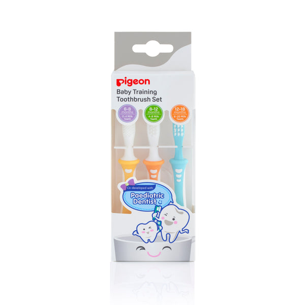 Pigeon Training Toothbrush Set 1 2 3