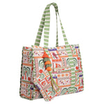 Escape to Paradise Striped Beach Bag Jamaica