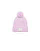 Foote Street Childrens Glitter Knit Beanie With Pom Pom Pink S M
