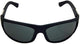 Gibson Aspect Unisex Curve Wrap Sunglasses Black Polarised