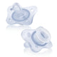 Chicco Nursing Physio Mini Soft Soother 0–2 Months Blue 2 Pack