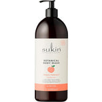 Sukin Botanical Body Wash Peach And Orange Blossom 1L