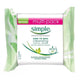 Simple Kind To Skin Face Wipes Cleansing Twin Pack