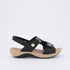 Homyped Odette Womens Comfort Strap Shoe Black 7.5