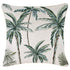 Escape to Paradise Cushion Cover With Piping Palm Tree Paradise Natural 45CM X 45CM