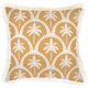 Escape to Paradise Cushion Cover Coastal Fringe Corfu Mustard 45CM x 45CM