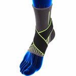 Bodyassist Contoured Sports Ankle With Strap Lock Black Small