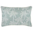 Escape to Paradise Cushion Cover With Piping Cabana Palms Seafoam 35CM X 50CM