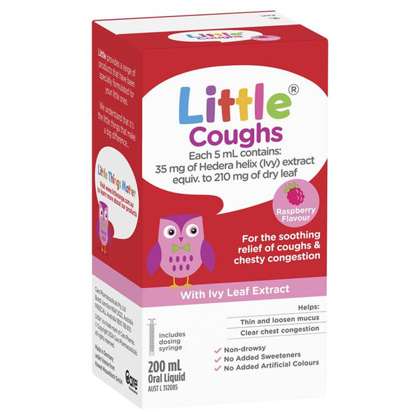 Little Coughs Raspberry 200Ml