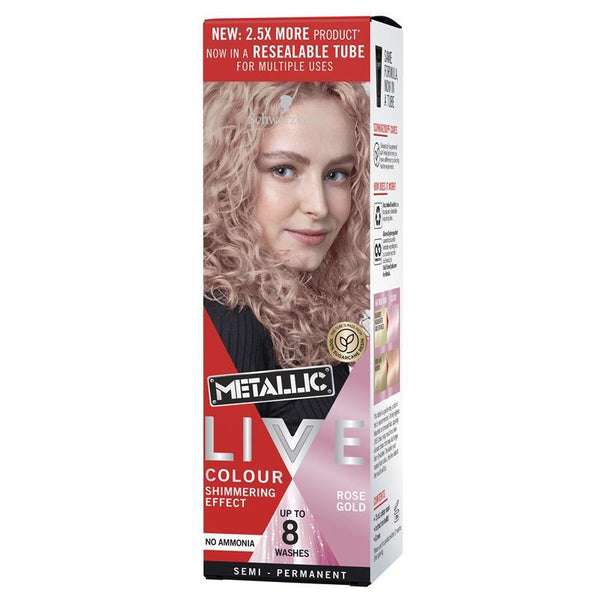 Schwarzkopf Live Colour Metallic Rose Gold 75ml