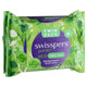 Swisspers Eco Facial Wipes Aloe Vera 2X25 Twin Pack