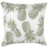 Escape to Paradise Cushion Cover With Piping Pineapples Sage 60CM X 60CM