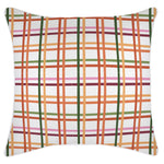 Escape to Paradise Cushion Cover With Piping Colour Mesh White 60CM x 60CM