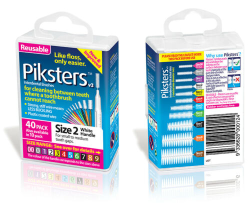 Piksters Interdental Size 2 White 40Pk