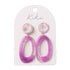 Splosh Kiki Violet Loop Earrings