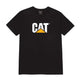 Cat Logo T Shirt In Pitch Black XL