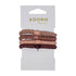 Adorn by Mae Woven Hair Elastics for All Day Hold Mauve 4 Pack