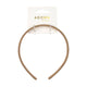 Mae Headband Matte Satin Gold 1.5CM