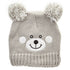 Essence Kids Teddy Bear Beanie Grey One Size