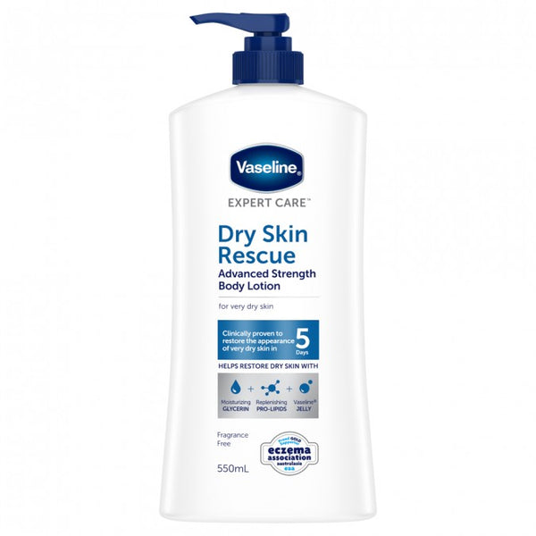 Vaseline Advanced Strength Dry Skin Rescue 550ml