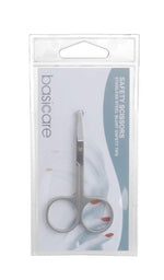 Basicare Baby Safety Scissors With Rounded Tips And Protective Cover