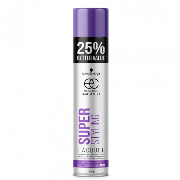 Schwarzkopf Extra Care Super Styling Lacquer Maximum Hold 500 g