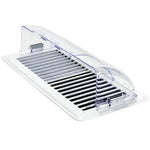 Deflecto Air Deflector 12" W 1 Way Silver