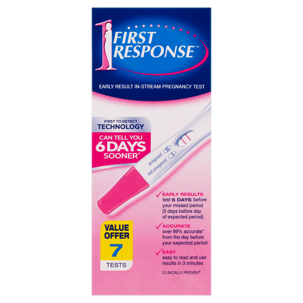 First Response Instream Pregnancy Test 7 Pack