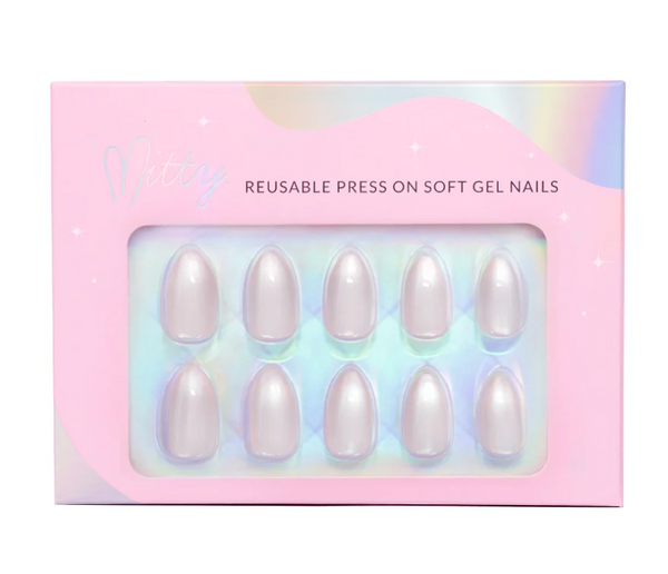 Mitty Vegan Soft Gel Press On Nails Icey